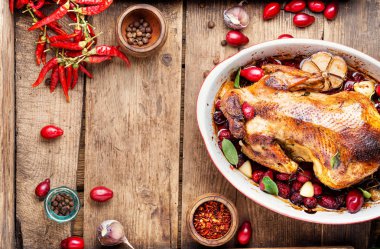 Dut soslu fırında tavuk