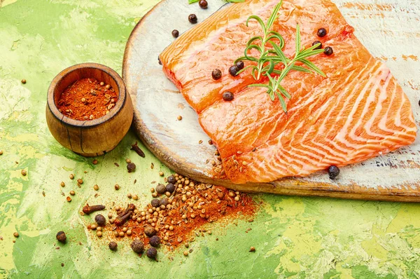 Fresh raw salmon fish — Stock Image Fresh raw salmon fish Stock Picture