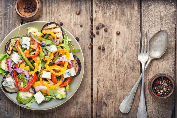 Grillade grönsaker sallad — Stockfoto