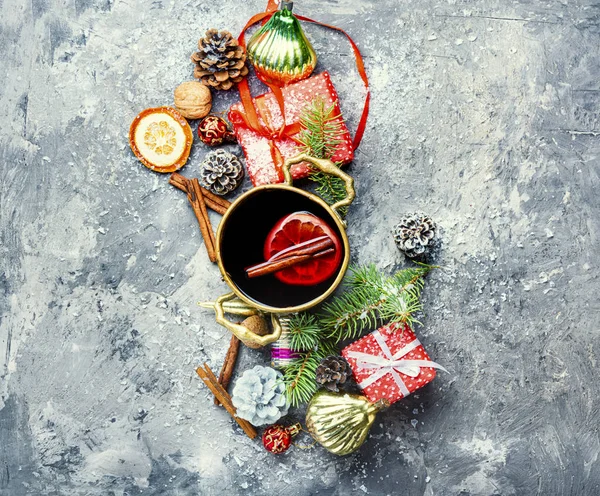 Kerst glühwein — Stockfoto