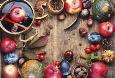 Sonbahar mulled şarap