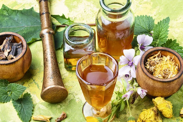Herbal naturopathic medicine — Stock Photo, Image