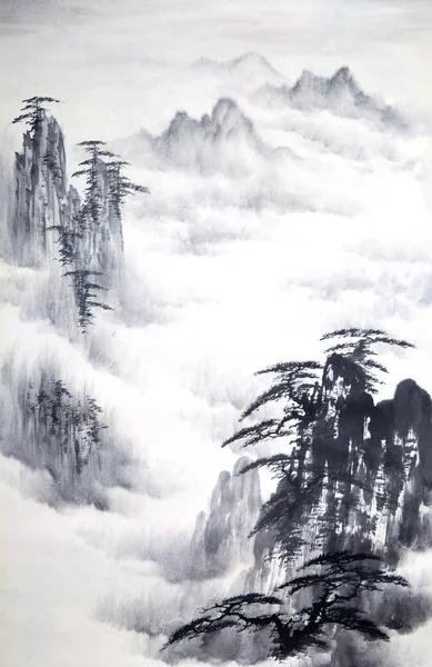 Chinese traditional painting of landscape