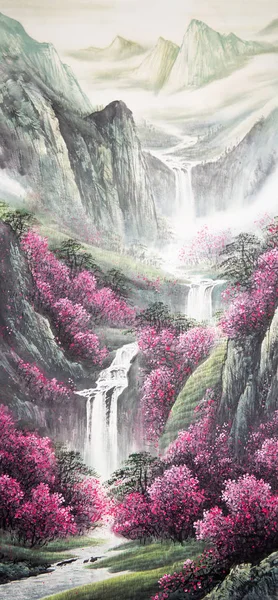 Chinese traditional painting of landscape