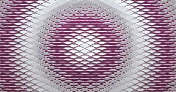 Abstrakte Diamantform Animation Hintergrund — Stockvideo