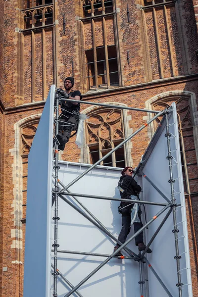 Catedral de Dordrecht, pano de fundo para A Paixão — Fotografia de Stock