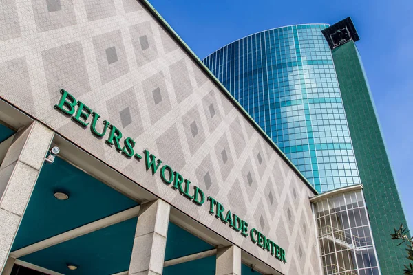 Beurs centro de comercio mundial rotterdam — Foto de Stock