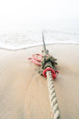 Kırmızı düğümlü gemiler halat 6