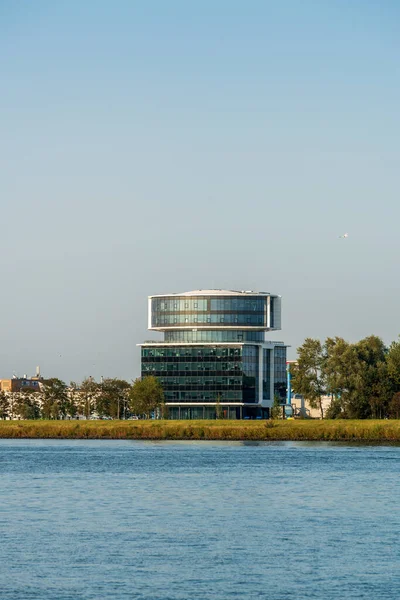 Dordrecht Países Bajos Septiembre 2020 Vista Cruzando Río Maas Nueva —  Fotos de Stock