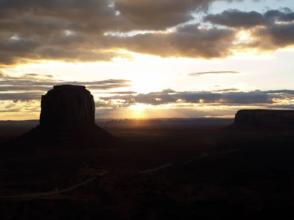 Monument Valley Sunrise Ekim 2018 — Stok fotoğraf