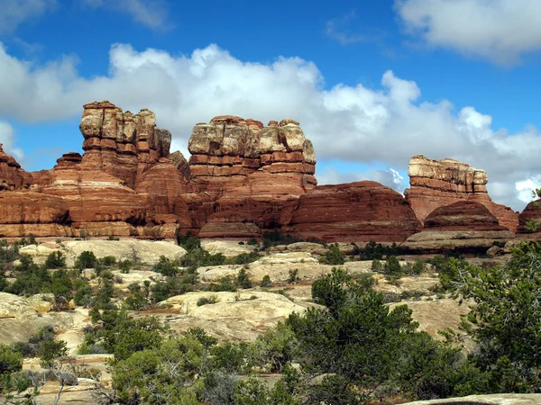 Canyonlands Ulusal Parkı; Moab, Utah; Chesler Park Kuyruk boyunca İğne Alanı