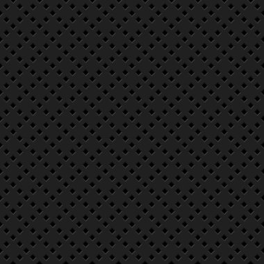 Siyah soyut teknolojik altyapı ile sorunsuz rhomb hoparlör ızgara doku web, kullanıcı arabirimleri, UI, uygulamalar, uygulamaları, iş sunumları ve baskı için delikli. Vektör çizim.