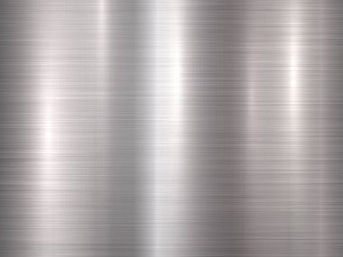Metal yatay soyut teknolojik altyapı ile cilalı, doku, krom, gümüş, fırçalanmış çelik, alüminyum tasarım kavramları, web, baskı, poster, duvar kağıtları, arabirimleri için. Vektör çizim.