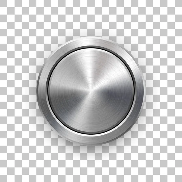 Badge Géométrique Cercle Abstrait Gabarit Bouton Perforé Technologique Avec Texture — Image vectorielle