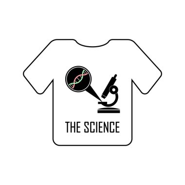 T-shirt desenli beyaz arka plan üzerinde izole. Vektör düz tasarımı