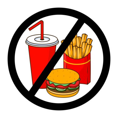 Gazoz Kupası saman ile. kızarmış patates, kızarmış patates kağıt kutusu, hamburger, burger
