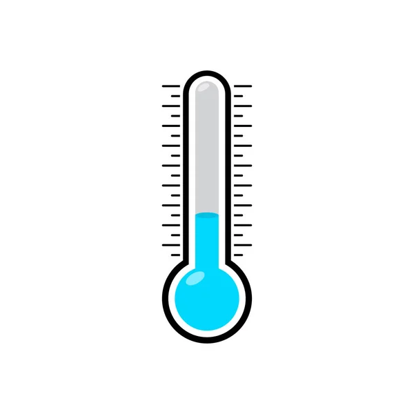 Termómetro de metrología Celsius y Fahrenheit Vector de stock