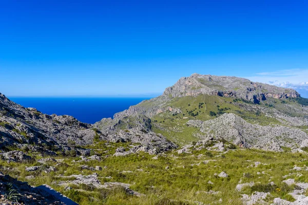 Port Calobra Bellissima Strada Costiera Paesaggio Maiorca Spagna — Foto Stock