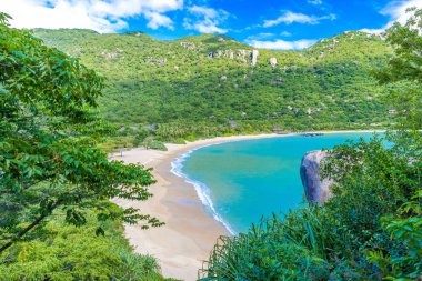 Güzel plaj sahil Vietnam - Ninh van Körfezi