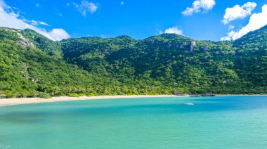 Güzel plaj sahil Vietnam - Ninh van Körfezi