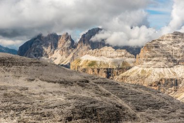 İtalya - Piz Boe dolomites içinde hiking