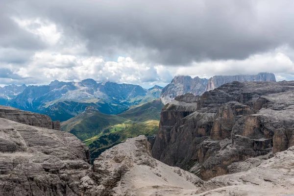 Dolomites 이탈리아 Sella — 스톡 사진