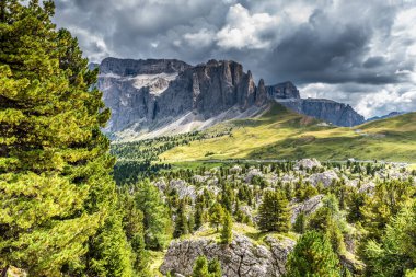 Dolomites İtalya - Val Gardena - Passo Sella