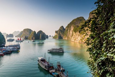 Halong Bay Vietnam güzel manzara
