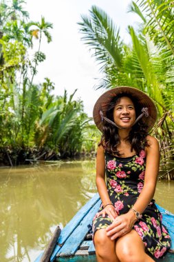 Mekong Delta Vietnam görünümünü