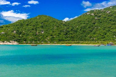 Güzel plaj sahil Vietnam - Ninh van Körfezi