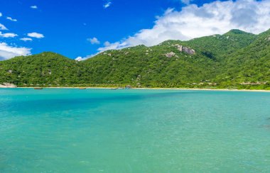 Güzel plaj sahil Vietnam - Ninh van Körfezi