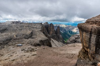 Dolomites İtalya - Val Gardena - Passo Sella