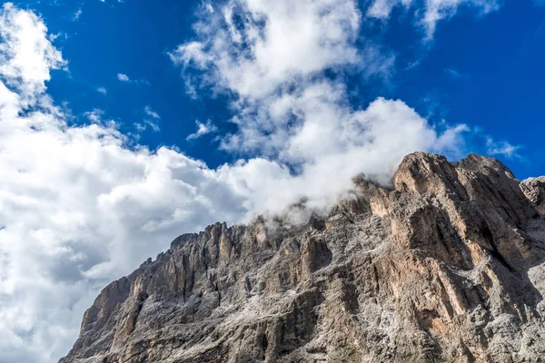 하이킹 트레킹 Dolomites 이탈리아의 — 스톡 사진