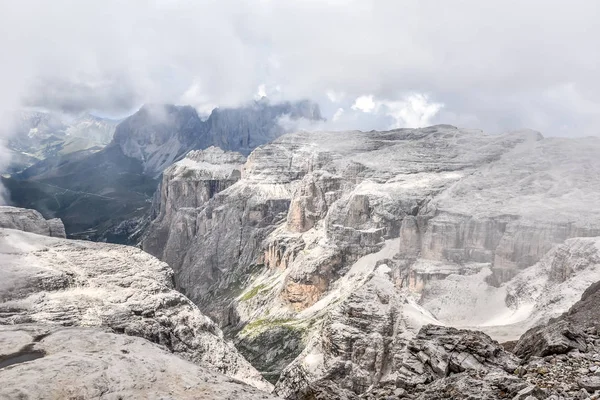 Dolomites 이탈리아 Sella — 스톡 사진