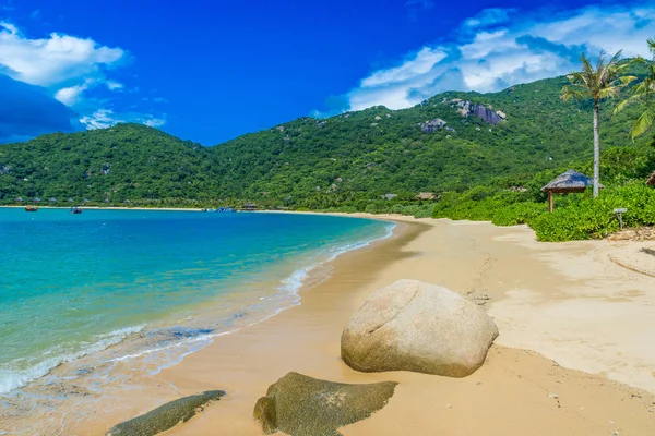 Bela Praia Costa Vietnã Ninh Van Bay — Fotografia de Stock