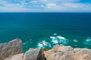 Cabo de Roca - Portekiz kıyısında, bakış açısı