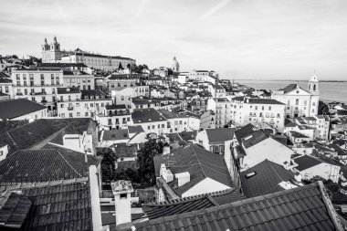 Güzel tarihi şehir Lizbon, Portekiz