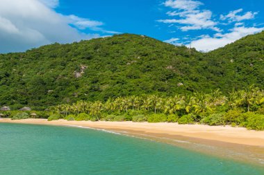 Güzel plaj sahil Vietnam - Ninh van Körfezi