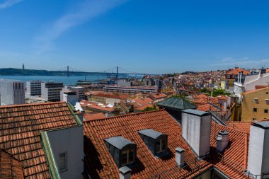 Güzel tarihi şehir Lizbon, Portekiz