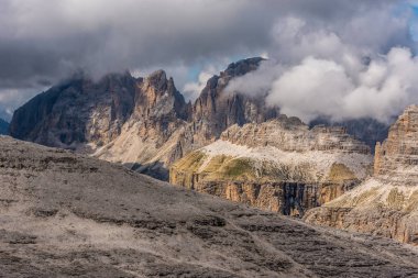 İtalya - Piz Boe dolomites içinde hiking