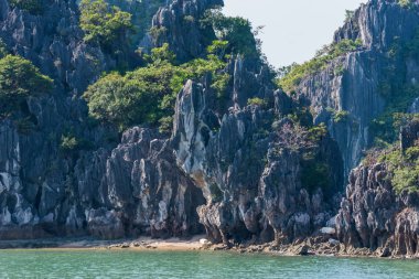 Halong Bay Vietnam güzel manzara