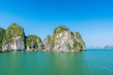 Halong Bay Vietnam güzel manzara