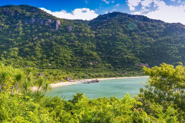 Güzel plaj sahil Vietnam - Ninh van Körfezi