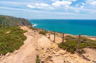 Cabo de Roca - Portekiz kıyısında, bakış açısı