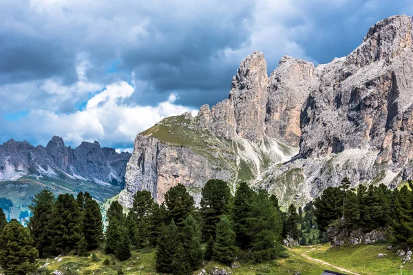 Pěší Turistika Trekking Krásné Hory Dolomity Itálie — Stock fotografie