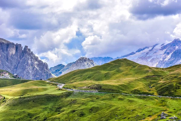 Dolomity Itálie Val Gardena Passo Sella — Stock fotografie