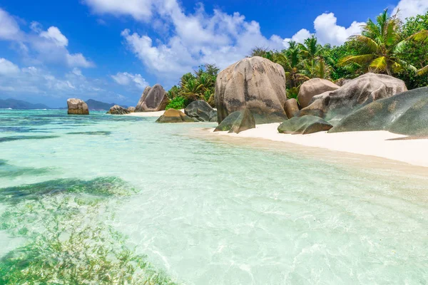 Anse Source Argent Beach Island Digue Seychelles — Stock Photo, Image