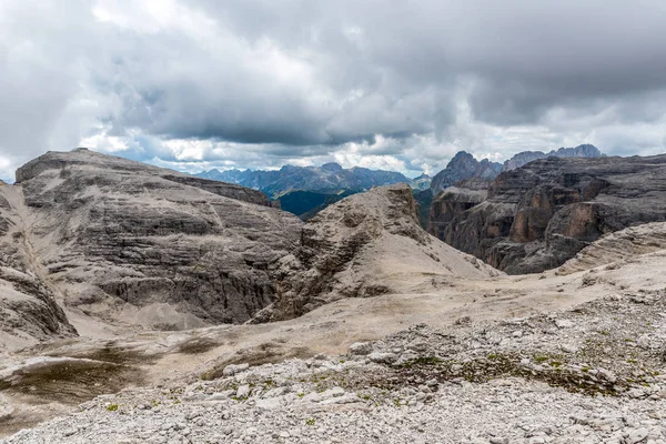 Dolomites 이탈리아 Sella — 스톡 사진