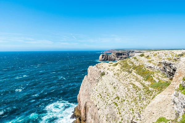 Farol Cabo Sao Vicente Portugal — Stockfoto