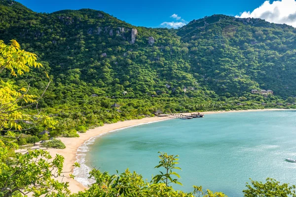 Vackra Stranden Vid Kusten Vietnam Ninh Van Bay — Stockfoto